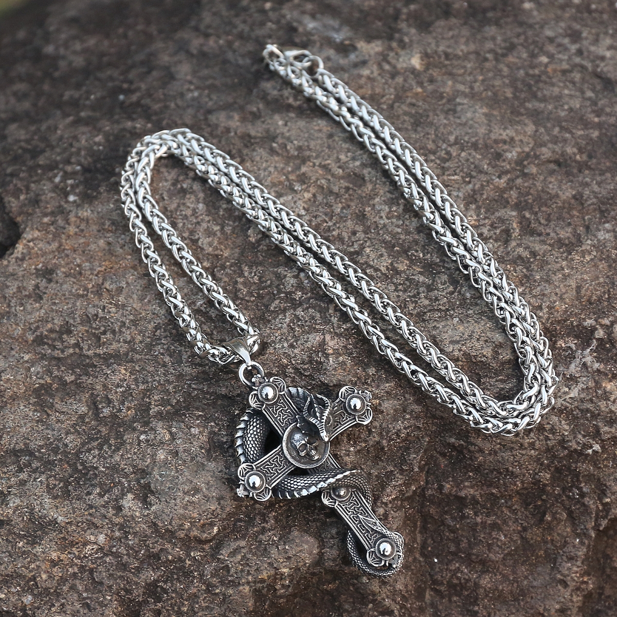 Cross Necklace US$3.8/PC-NORSECOLLECTION- Viking Jewelry,Viking Necklace,Viking Bracelet,Viking Rings,Viking Mugs,Viking Accessories,Viking Crafts