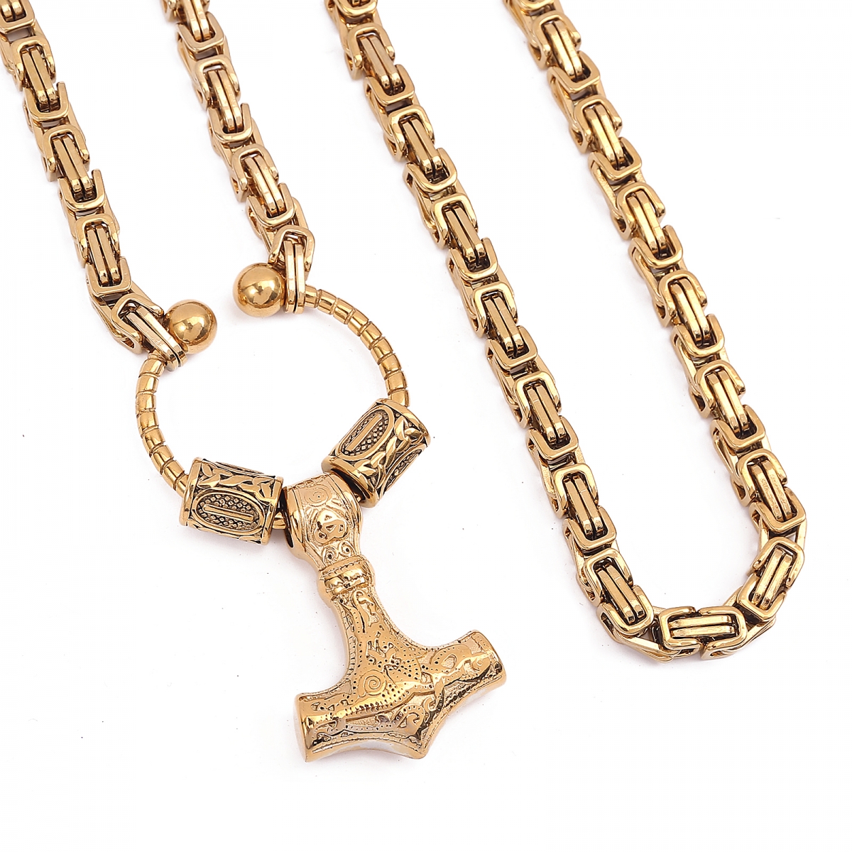Mjolnir Necklace US$13/PC-NORSECOLLECTION- Viking Jewelry,Viking Necklace,Viking Bracelet,Viking Rings,Viking Mugs,Viking Accessories,Viking Crafts