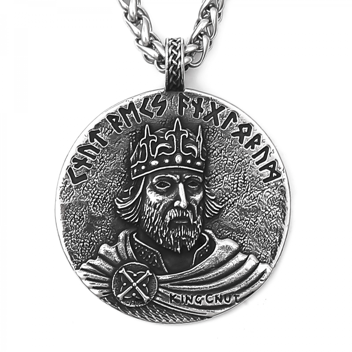 King Cnut US$4.2/PC-NORSECOLLECTION- Joyas vikingas, Collar vikingo, Pulsera vikinga, Anillos vikingos, Tazas vikingas, Accesorios vikingos, Artesanías vikingas