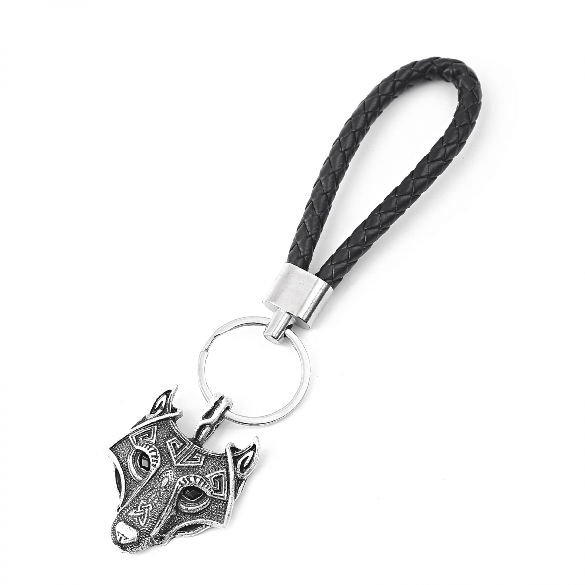 Wolf Keychain US$2.5/PC-NORSECOLLECTION- Viking Jewelry,Viking Necklace,Viking Bracelet,Viking Rings,Viking Mugs,Viking Accessories,Viking Crafts
