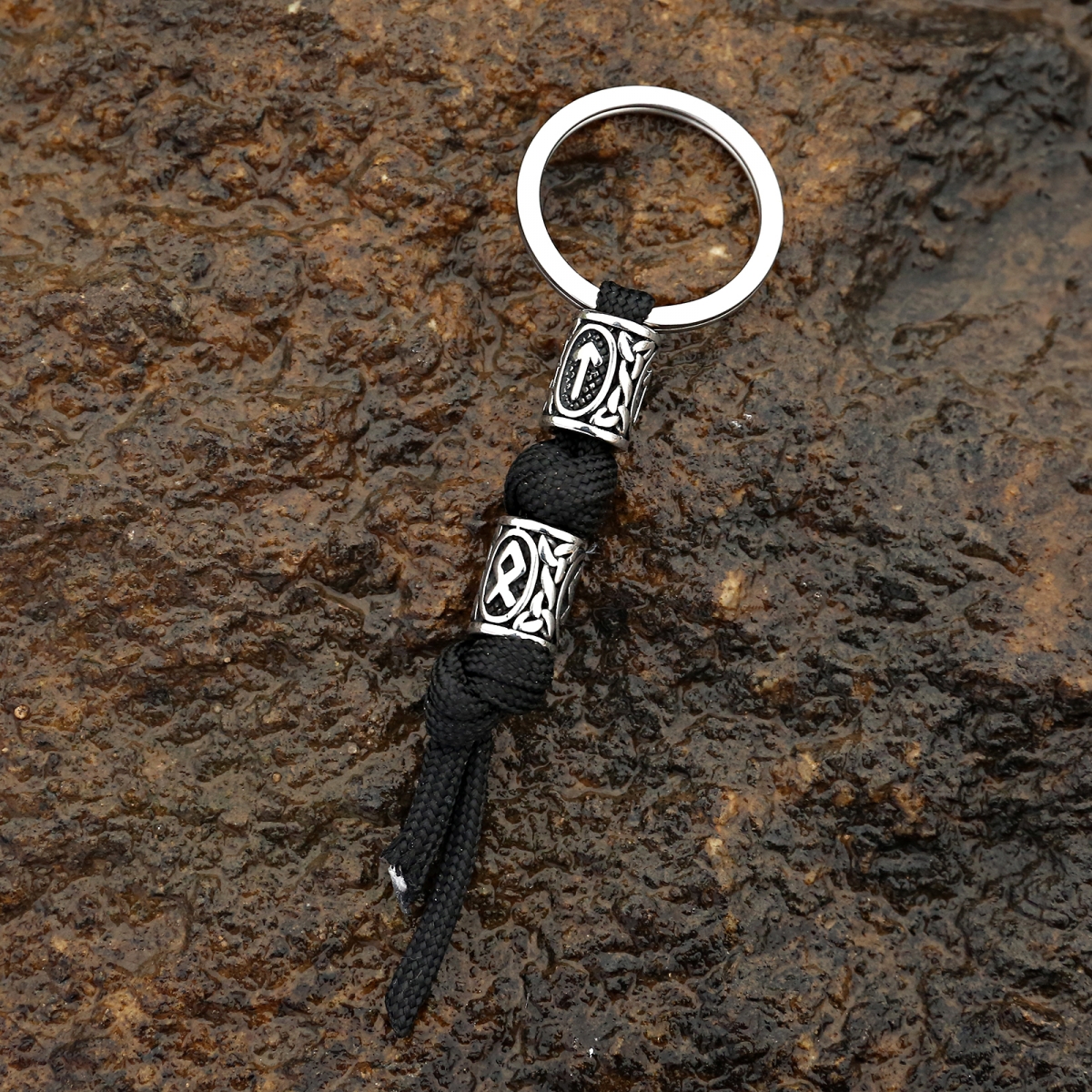 Rune Beads Keychain US$2.7/PC-NORSECOLLECTION- Viking Jewelry,Viking Necklace,Viking Bracelet,Viking Rings,Viking Mugs,Viking Accessories,Viking Crafts