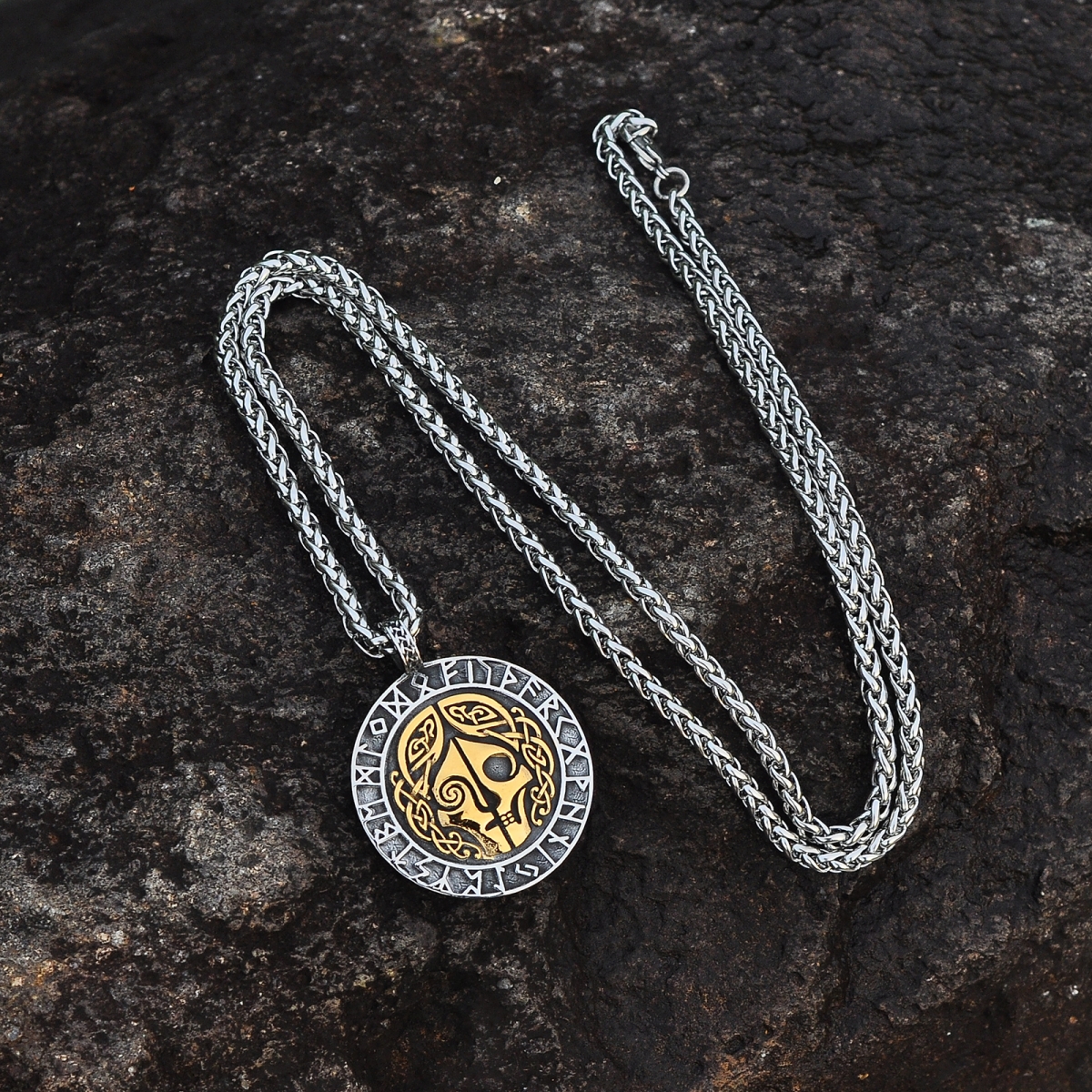 The Goddness Of Death Hel US$3.8/PC-NORSECOLLECTION- Viking Jewelry,Viking Necklace,Viking Bracelet,Viking Rings,Viking Mugs,Viking Accessories,Viking Crafts
