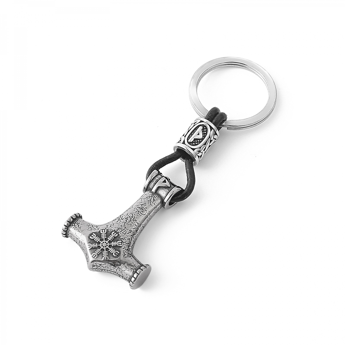 Mjolnir Keyring US$4.5/PC-NORSECOLLECTION- Viking Jewelry,Viking Necklace,Viking Bracelet,Viking Rings,Viking Mugs,Viking Accessories,Viking Crafts