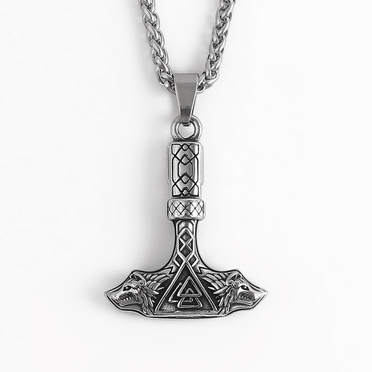 Thor Mjolnir Necklace US$3.5/PC-NORSECOLLECTION- Viking Jewelry,Viking Necklace,Viking Bracelet,Viking Rings,Viking Mugs,Viking Accessories,Viking Crafts