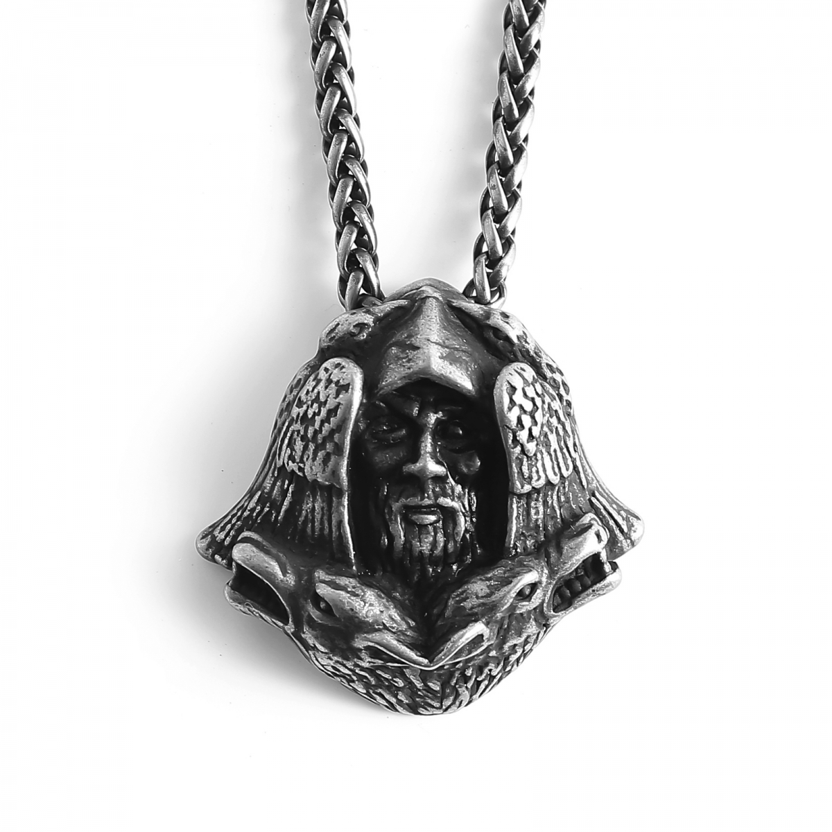 Odin Necklace Antique US$3.2/PC-NORSECOLLECTION- Viking Jewelry,Viking Necklace,Viking Bracelet,Viking Rings,Viking Mugs,Viking Accessories,Viking Crafts