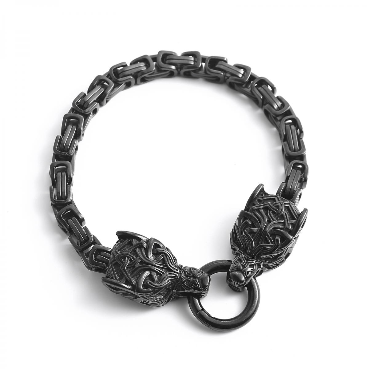 King Chain Bracelet Celtic Wolf US$5.2/PC-NORSECOLLECTION- Viking Jewelry,Viking Necklace,Viking Bracelet,Viking Rings,Viking Mugs,Viking Accessories,Viking Crafts