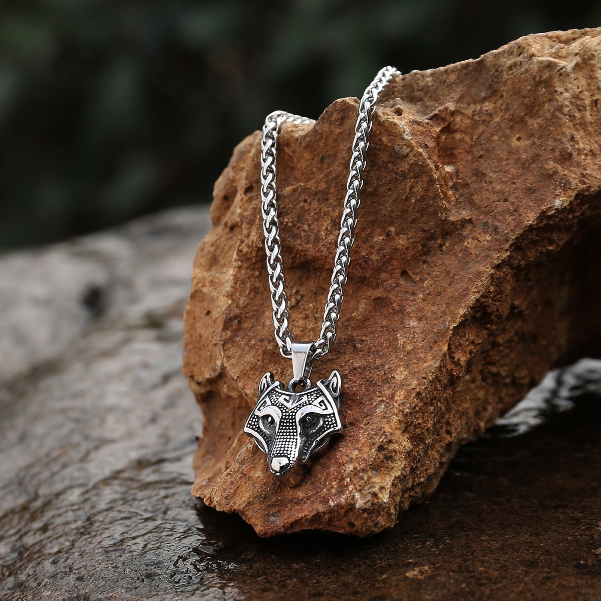 Wolf Viking Necklace US$2.9/PC-NORSECOLLECTION- Viking Jewelry,Viking Necklace,Viking Bracelet,Viking Rings,Viking Mugs,Viking Accessories,Viking Crafts
