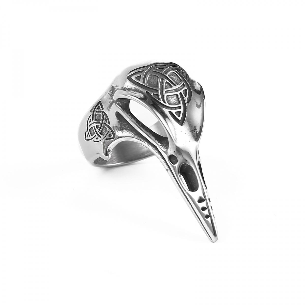 Raven Ring Celtic US$2.9/PC-NORSECOLLECTION- Viking Jewelry,Viking Necklace,Viking Bracelet,Viking Rings,Viking Mugs,Viking Accessories,Viking Crafts